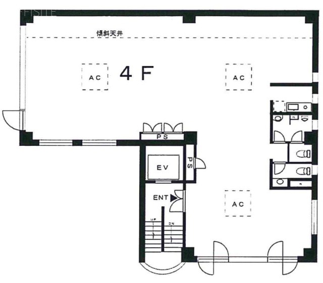 友和ビル4F 間取り図