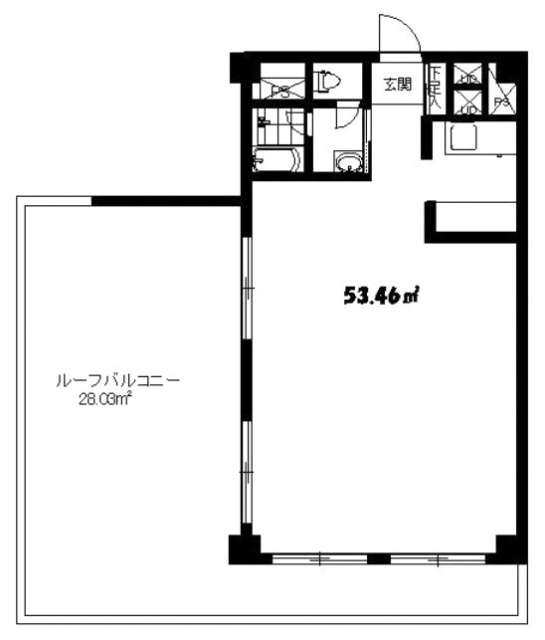 第25宮庭マンション805 間取り図