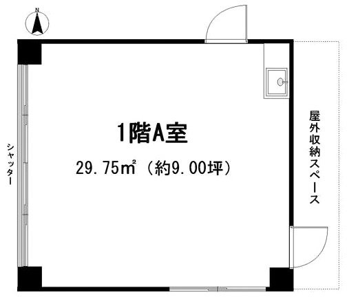 高野ビルA 間取り図