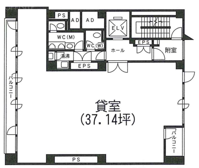 DiaResto Tokyoビル7F 間取り図