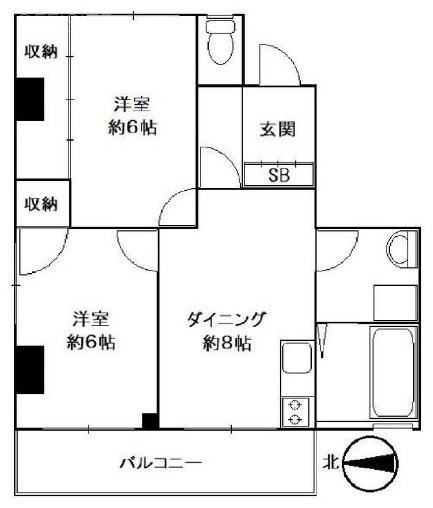 アール平河町304 間取り図