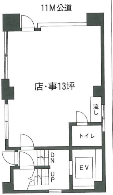 瀧ビル1F 間取り図