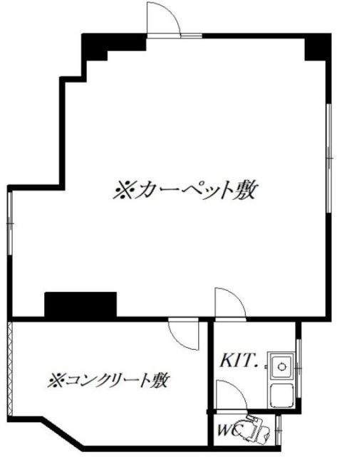 オークハイツ1F 間取り図