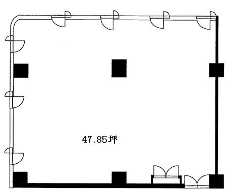 ストークタワー大通り公園Ⅲ802 間取り図