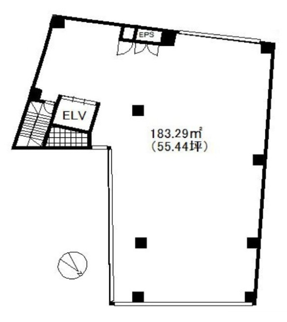 SANWA南青山ビル2F 間取り図
