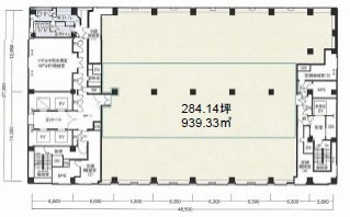 シーフォートスクエアセンタービル16F 間取り図