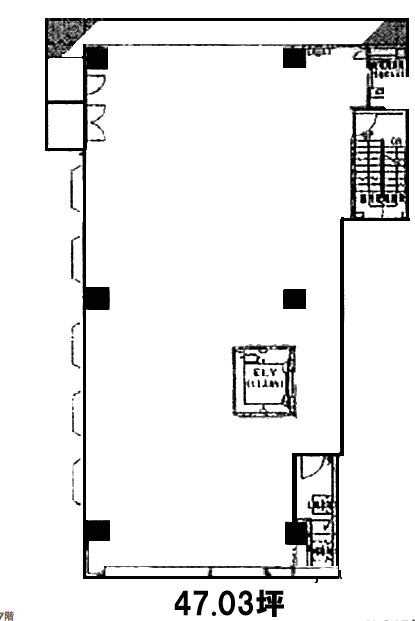 JPR銀座並木通りビル7F 間取り図
