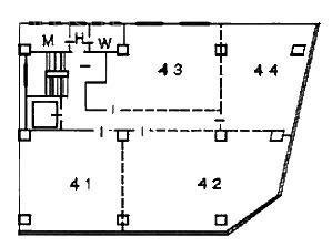 井門銀座一丁目ビル43 間取り図