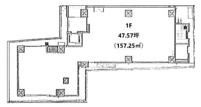 六本木三幸ビル1F 間取り図