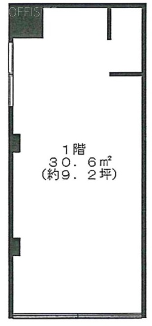 清水ビル1F 間取り図