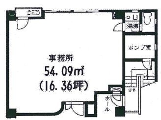 ツルノビル1F 間取り図