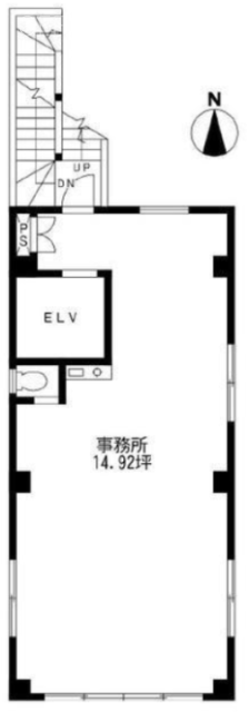栗原ビル2F 間取り図