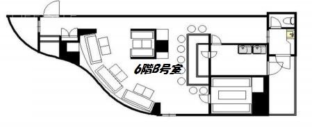 秀栄ビルB 間取り図