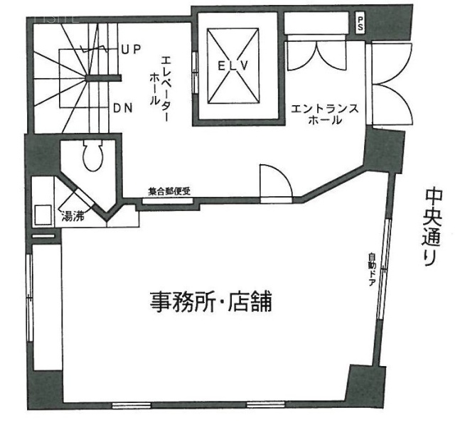 内藤ビル1F 間取り図