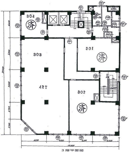 小里会館ビル3F 間取り図