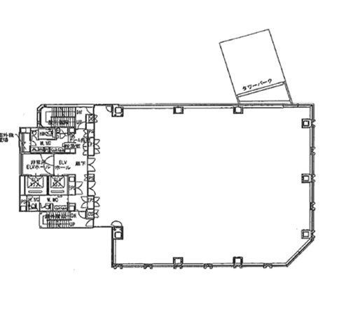 芝大門フロントビル2F 間取り図