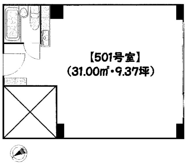 氷川アネックス301 間取り図