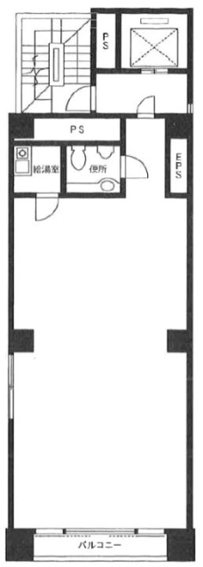 池之端ビル7F 間取り図