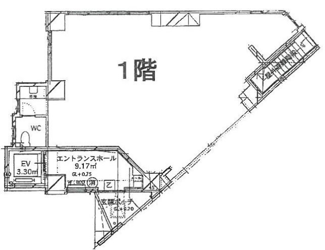 飯倉ITビル1F 間取り図