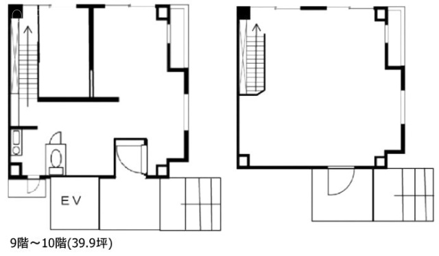 倉澤ビル9F~10F 間取り図