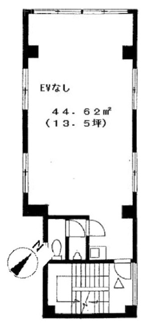 第2横山ビル2F 間取り図