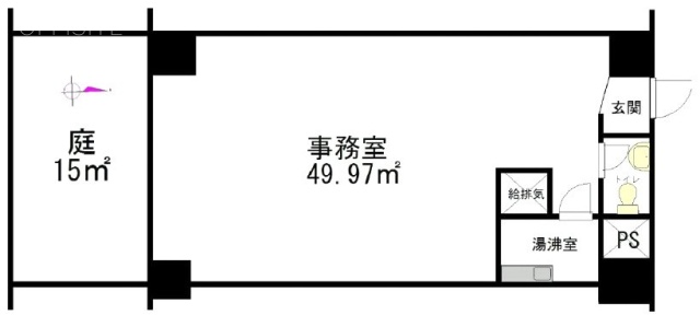秀和麻布永坂レジデンスビル104 間取り図