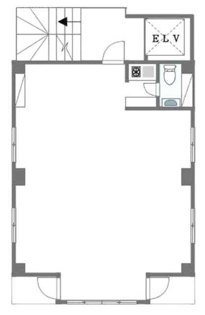 東海日本橋ハイツ2F 間取り図