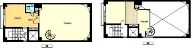 a-bandsビル3F～4F 間取り図