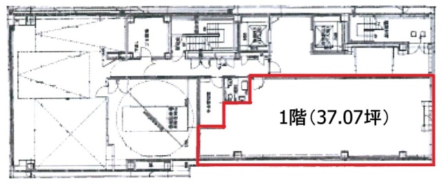 近鉄京橋スクエア1F 間取り図