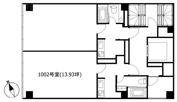 NEWS京橋1002 間取り図