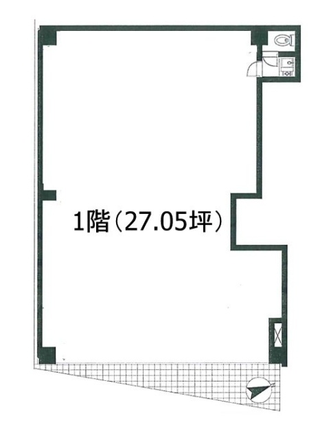 第8エスペランス1F 間取り図