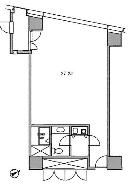 エグゼクティブタワー虎ノ門D304 間取り図