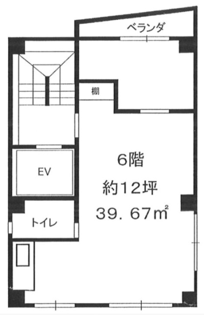 本郷片岡ビル6F 間取り図