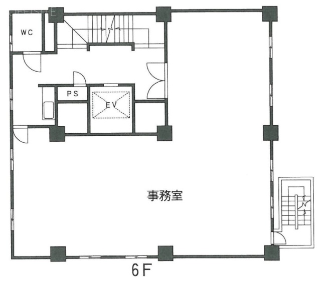 イーグランド神田橋ビル6F 間取り図