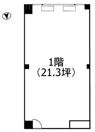 仙石山アネックス1F 間取り図