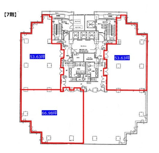 勝どきサンスクエア7F 間取り図