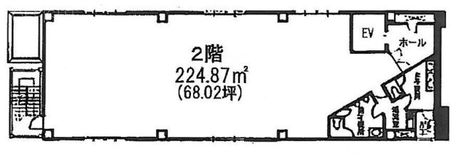 本郷BNビル2F 間取り図