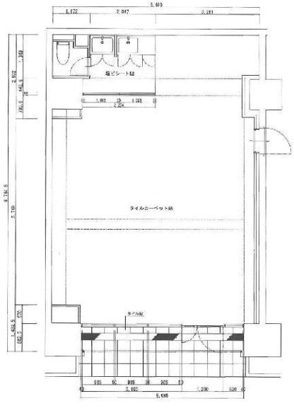 ガリシア銀座イースト1F 間取り図