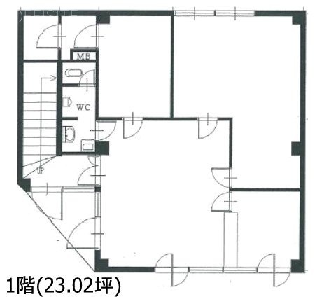 メリス五反田ビル1F 間取り図