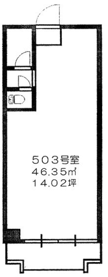 光雲閣503 間取り図