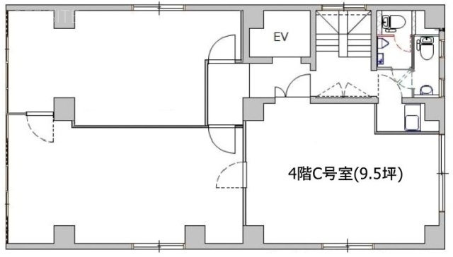 LC IwamotochoビルC 間取り図