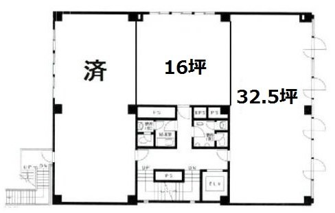 第三協栄ビルA 間取り図