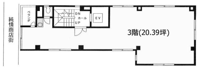 レインボービル3F 間取り図