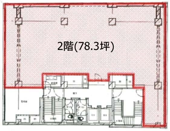 八重洲通ビル2F 間取り図