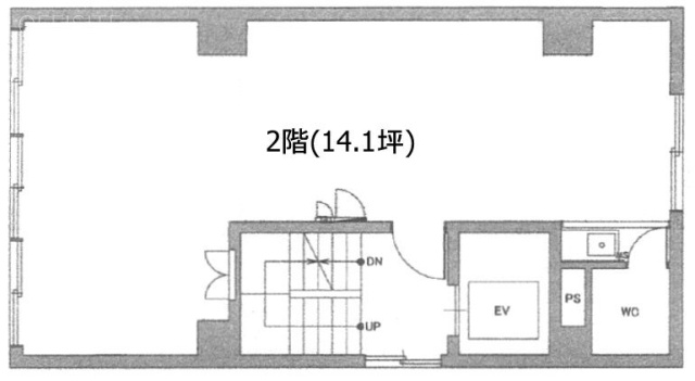 JHデルタビル2F 間取り図