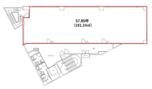 TK猿楽町ビル6F 間取り図