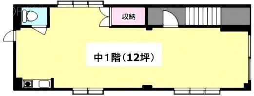 関口ビル中1F 間取り図