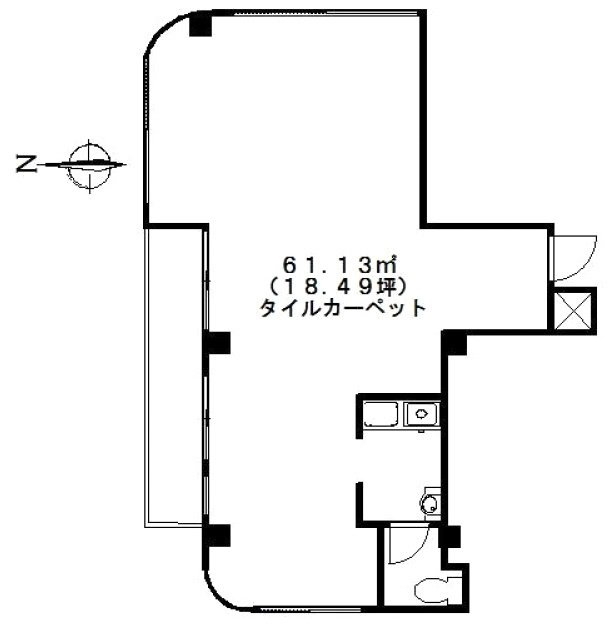 アークシティ池袋302 間取り図