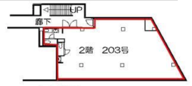 アイエスビル2F 間取り図