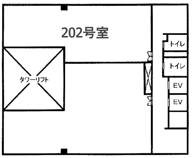 ミナトイセビル202 間取り図